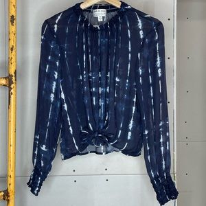 Anthropologie Cloth & Stone Tie Dye Blouse